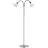 Nordlux Ray Lampadaires Salon Métal et Verre Chrome | Convient pour 2x E14