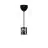 Nordlux Siv Suspension Luminaire Marbre et Métal Noir | 65mm - Convient pour E27
