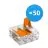 Multipack 50x Wago 221-413 Bornier à vis Connecteur| 3 Câble Connexion