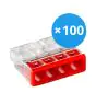 Multipack 100x Wago 2273-204  Connecteur | 4 Câble Connexion