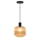 D'Lite Suspension Luminaire Leffinge Ambre Verre | Convient Pour 1x E27