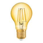 Osram Vintage 1906 LED E27 Peer Filament Goud 7.5W 865lm - 825 Zeer Warm Wit | Vervangt 60W