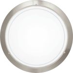 Eglo Plafondlamp Planet 1 Staal Satijn Nikkel | Geschikt voor E27