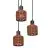 Ledvance Decor Hanglamp Bruin | Geschikt voor 3x E27