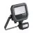 Ledvance LED Floodlight Aluminium Zwart 8W 1100lm 100D - 830 Warm Wit | IP65 - Bewegings- En Lichtsensor - Symmetrisch