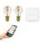 Eglo Connect.Z Smart LED Peer E27 Filament Amber 9.8W 360lm - 827-865 Afstembaar Wit | Dimbaar - Vervangt 25W