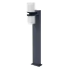 Ledvance Smart+ Wi-Fi LED Sokkel Lamp Flare Donker Grijs Buitenverlichting 14W 1000lm - 830 Warm Wit | 80cm - RGBW - Dimbaar
