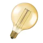 Osram Vintage 1906 LED E27 Globe Filament Goud 125mm 5.8W 470lm - 822 Zeer Warm Wit | Dimbaar