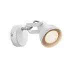 Nordlux Aslak Wandlamp Metaal Wit | Geschikt voor GU10