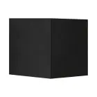 Nordlux Milda Kubi Wandlamp Aluminium Zwart 4.9W 290lm - 830 Warm Wit